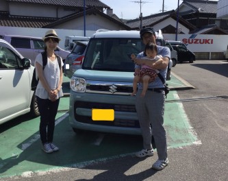 子育ても快適に！スペーシアご納車です